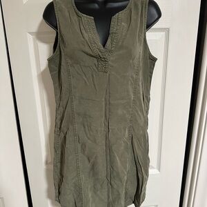 Max Jeans Olive Green Sleeveless Tunic